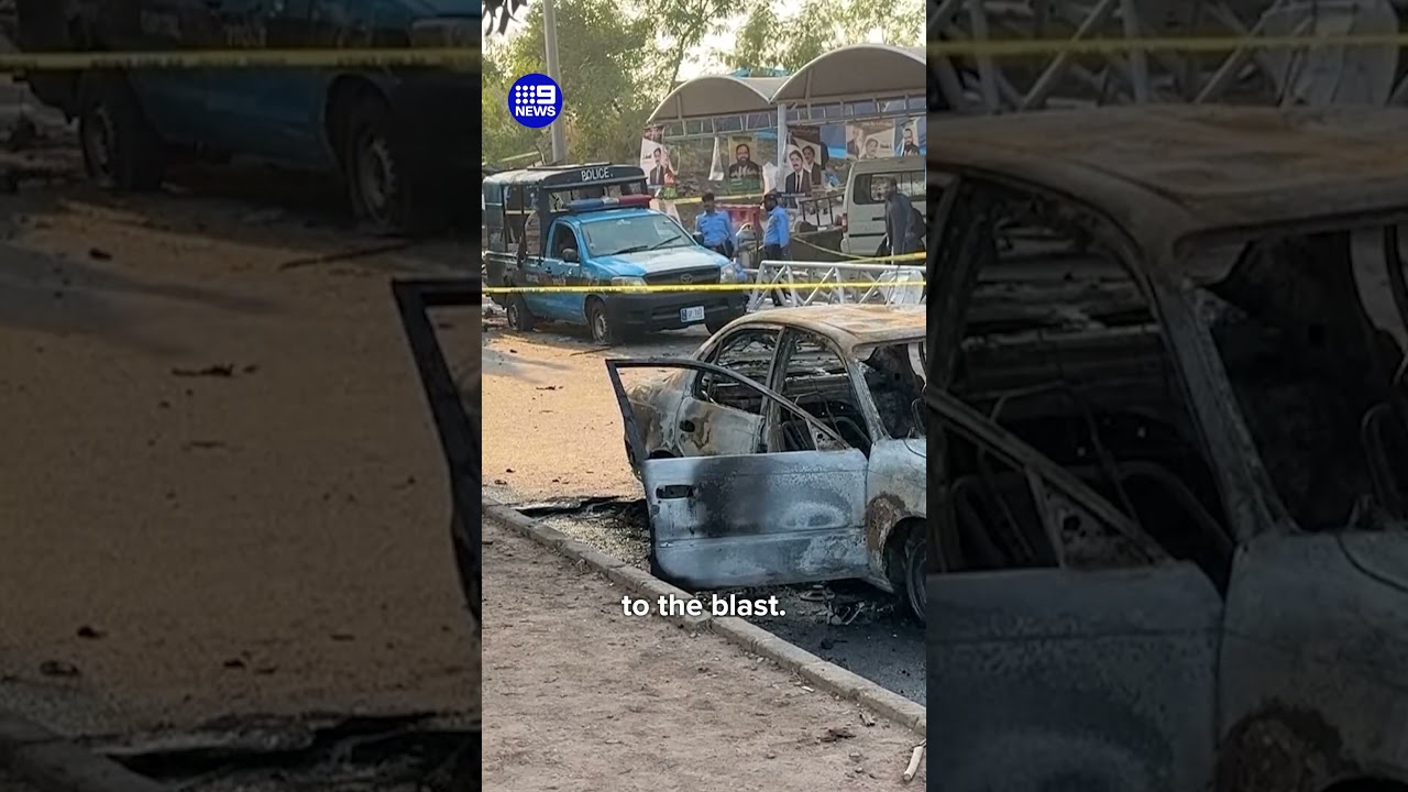 Targeted bombing attack outside Pakistan court | 9 News Australia