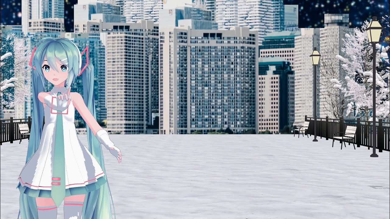 【MMD】ミュージックミュージック Sour式初音ミク 白