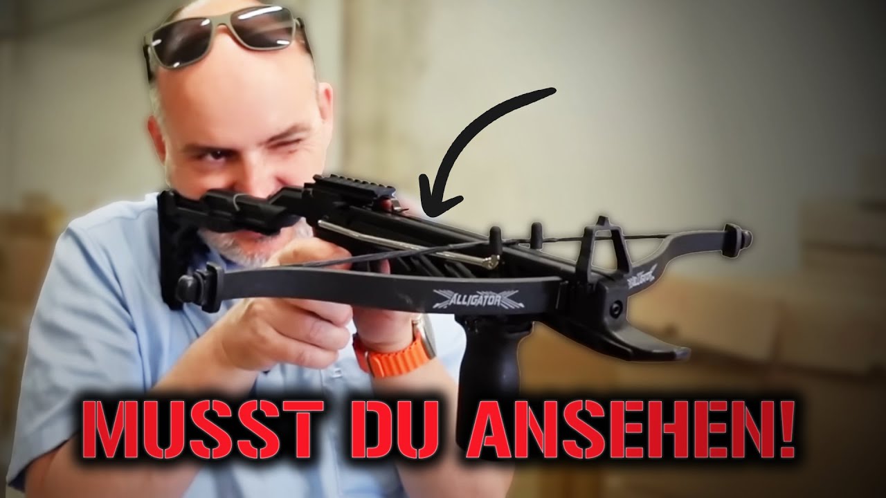 Kaufe keine Alligator Armbrust ohne dieses Video! #armbrust