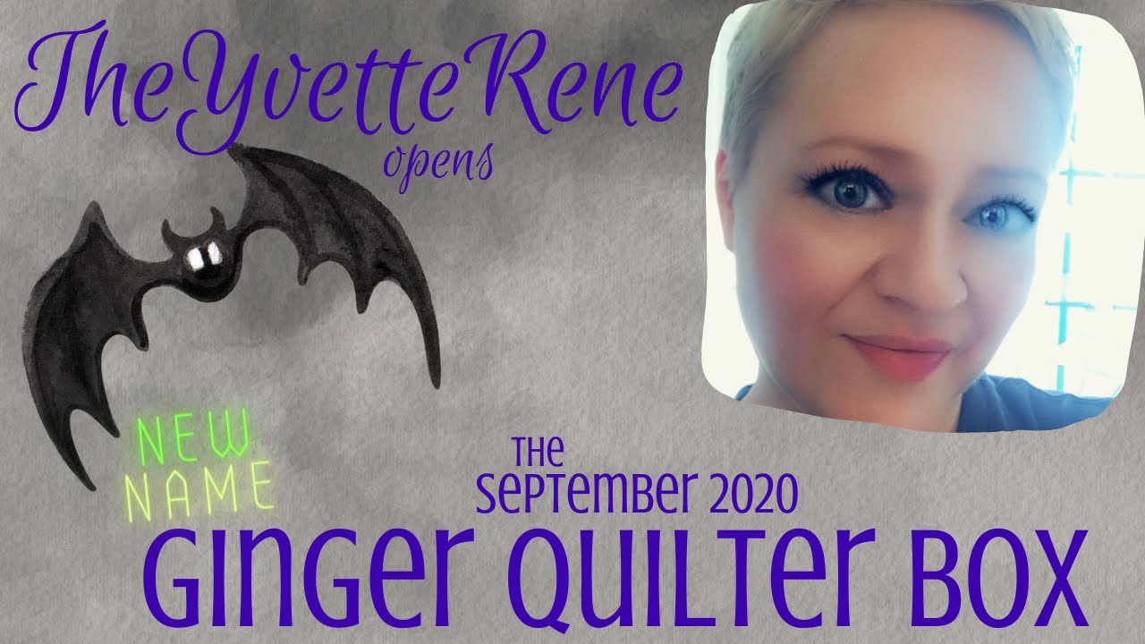 The Ginger Quilter Box Unboxing | September 2020 HALLOWEEN