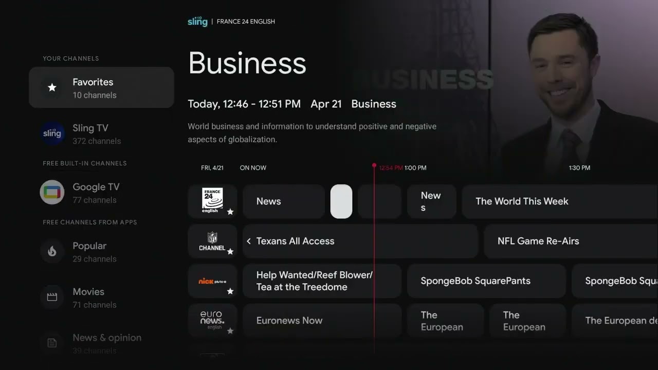 Как получить новые каналы в прямом эфире на Google TV