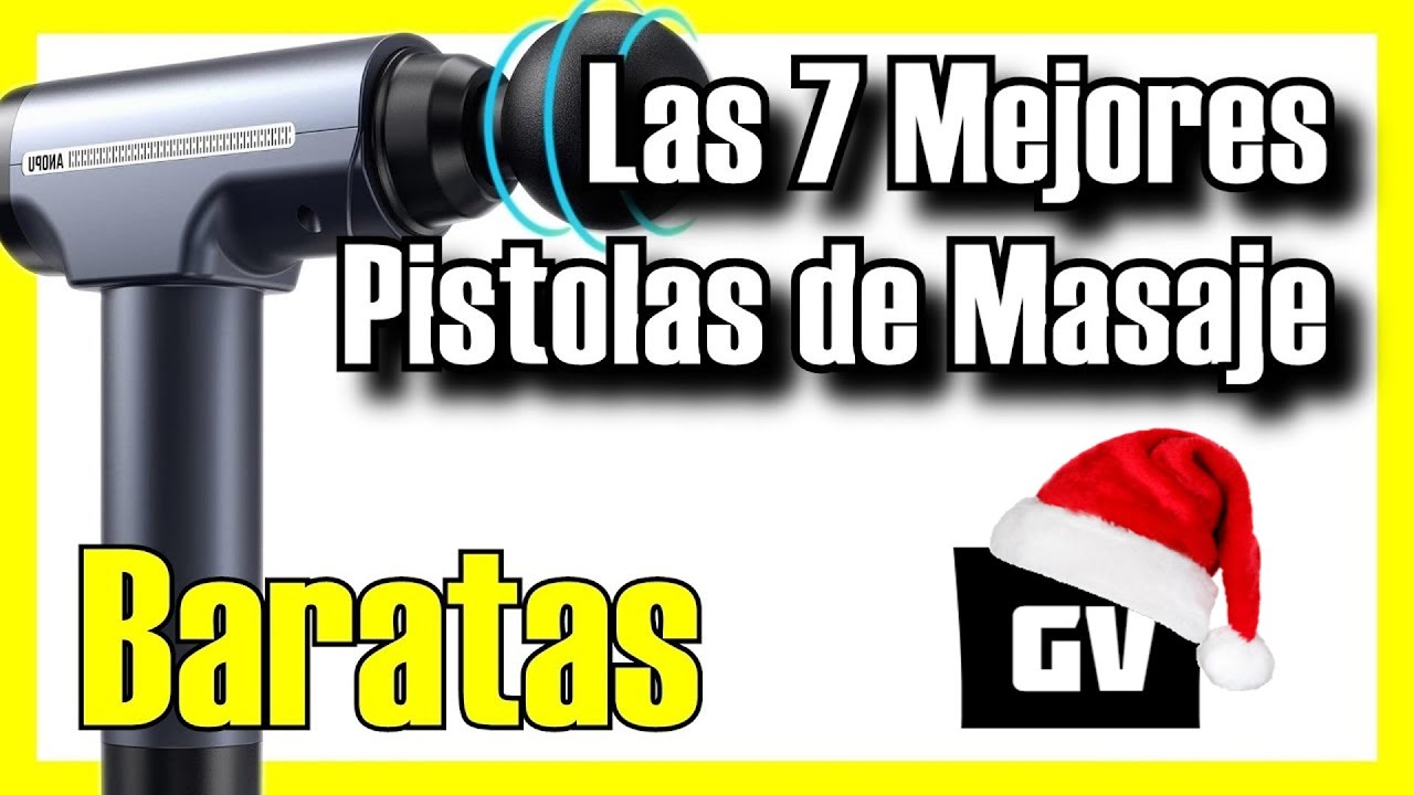 💪🔥 Las 7 MEJORES Pistolas de Masaje Muscular BARATAS de Amazon [2025]✅[Calidad/Precio] Masajeadoras