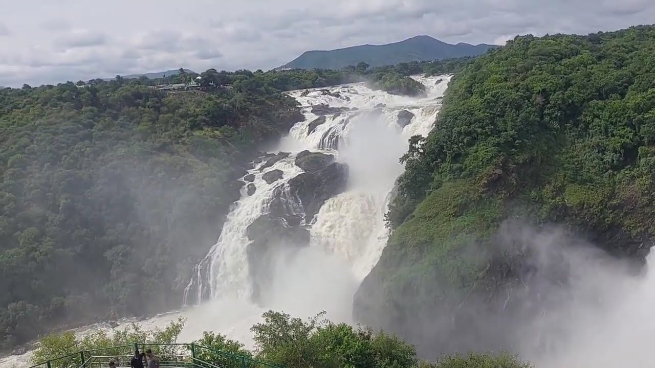 Gaganachukki falls and malleshwaram temple #viral #kannadavlog #trending #falls#bangalore #karnataka