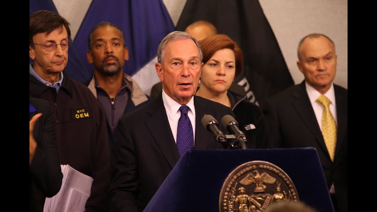 Mayor Bloomberg Updates New Yorkers on City's Response to Hurricane Sandy