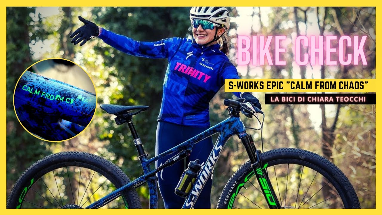 Specialized S-Works Epic 2022  Calm From Chaos di Chiara Teocchi e Team Trinity