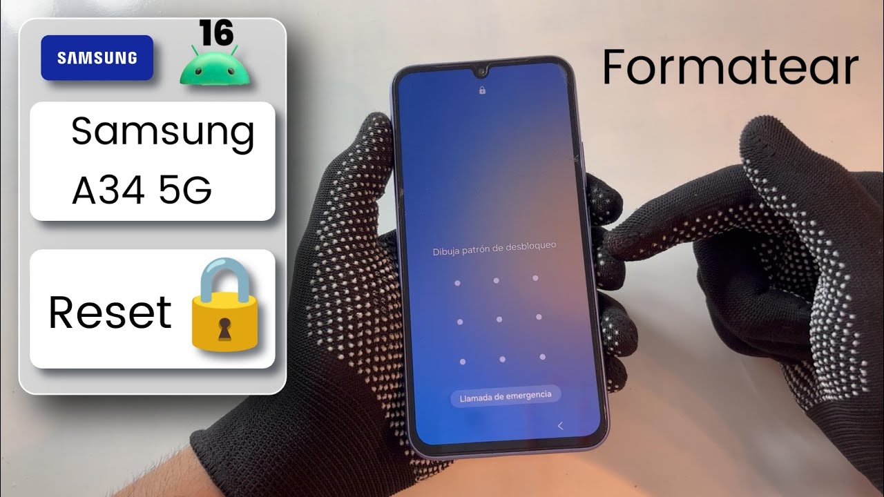 Formatear Samsung A34 5G | Hard Reset