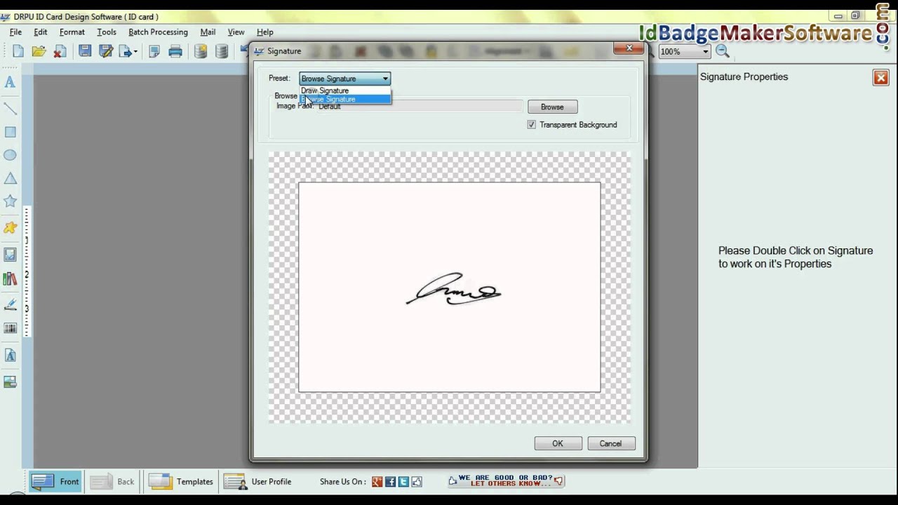 Design and print employee ID card