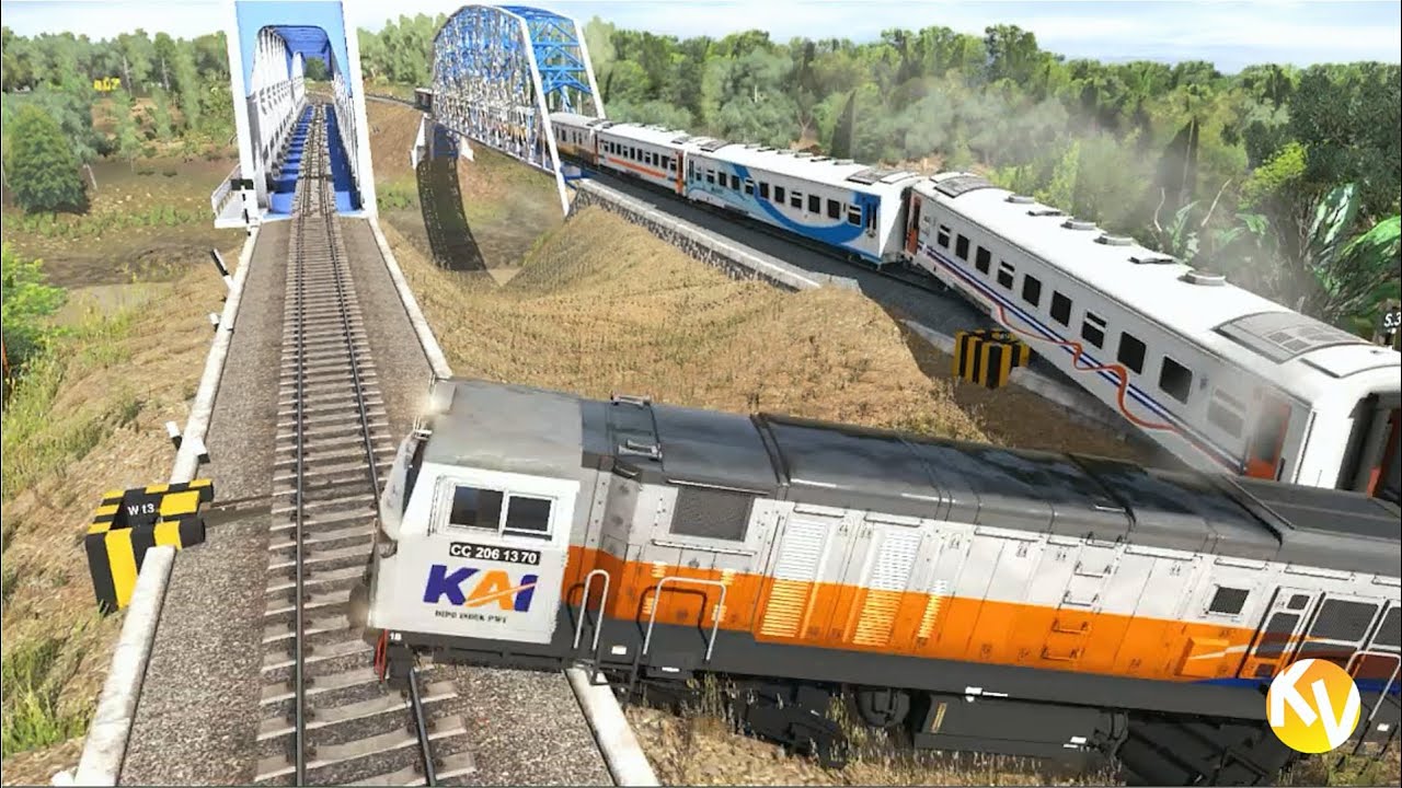 NGAKAK BANGET🤣‼️ KERETA API PUTAR BALIK JALUR🚂🔁