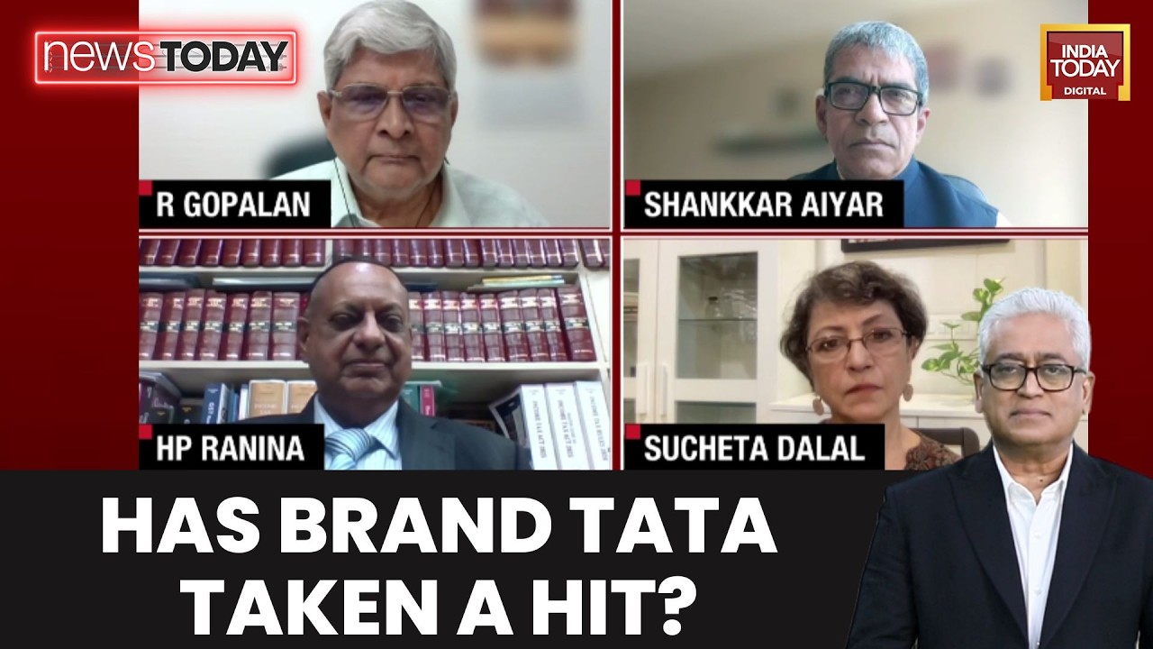 Радждип Сардесаи проводит дебаты о Tata Group: пострадала ли репутация Tata Group? Ноэль Тата | Н...