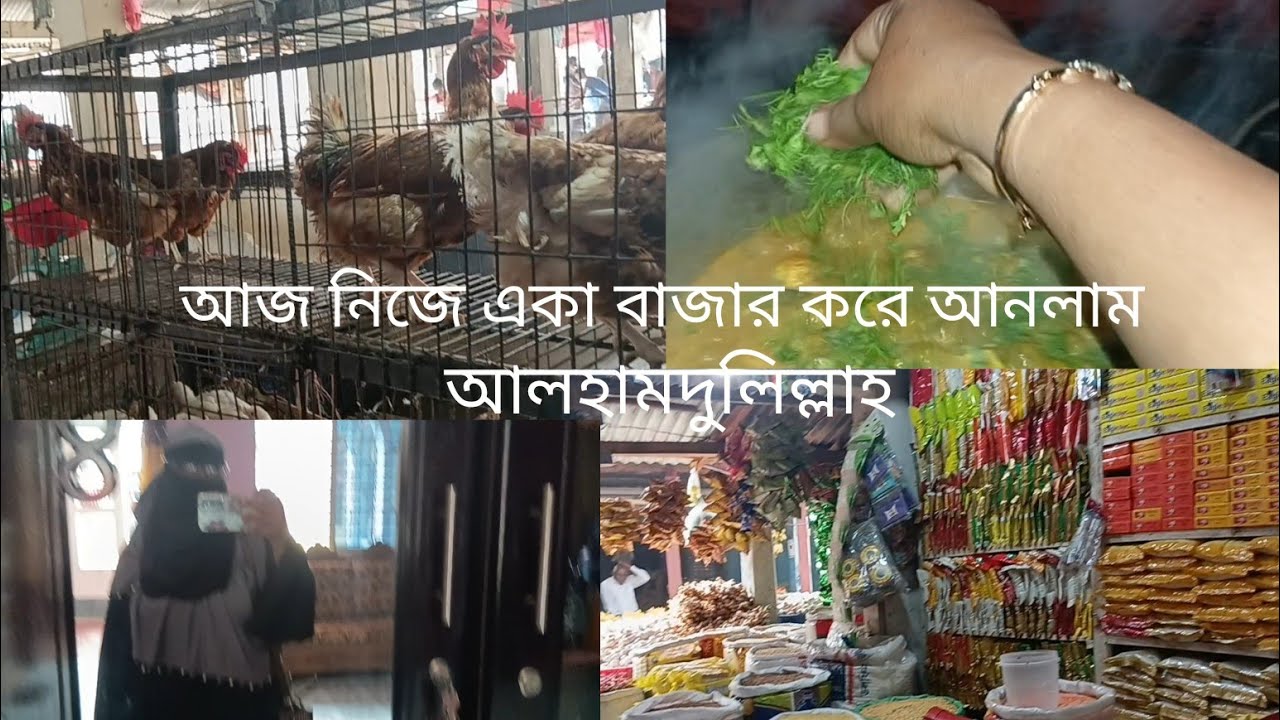 বোনেরা আসা উপলক্ষে একাই বাজার করলাম