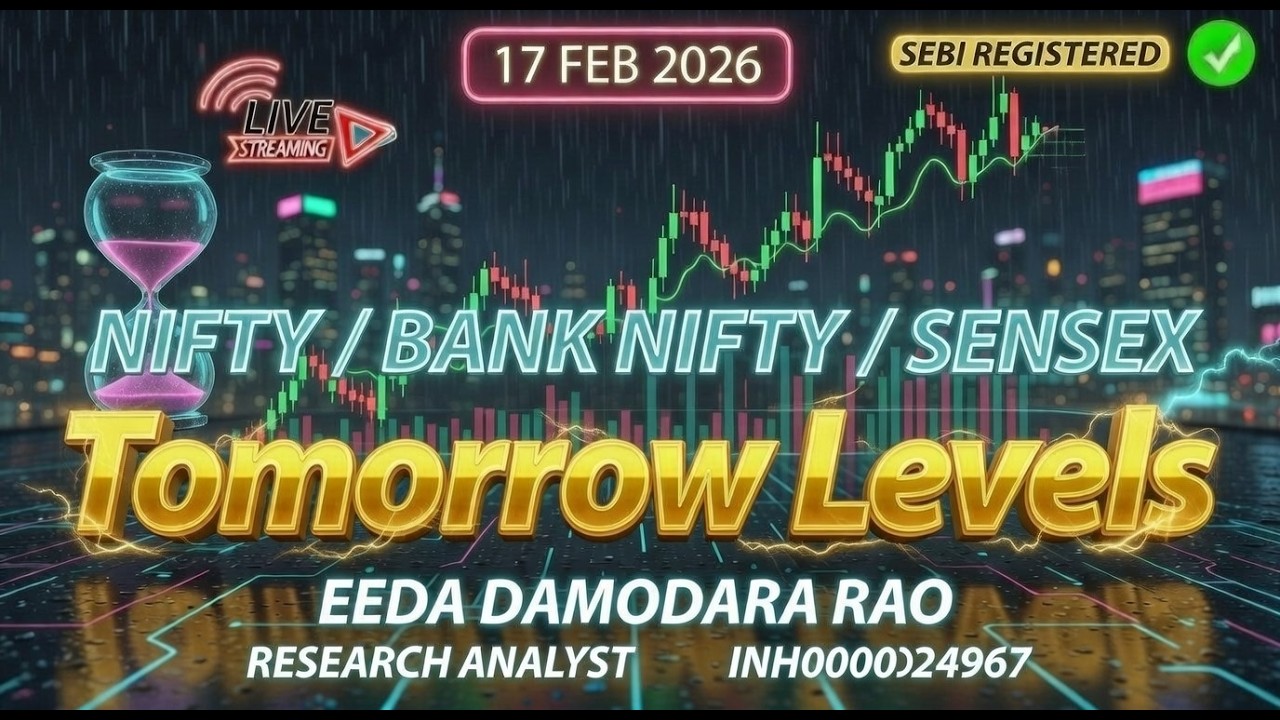 Nifty, Sensex & Bank Nifty Analysis with SEBI reg Research Analyst | #optionmate 18-02-2026