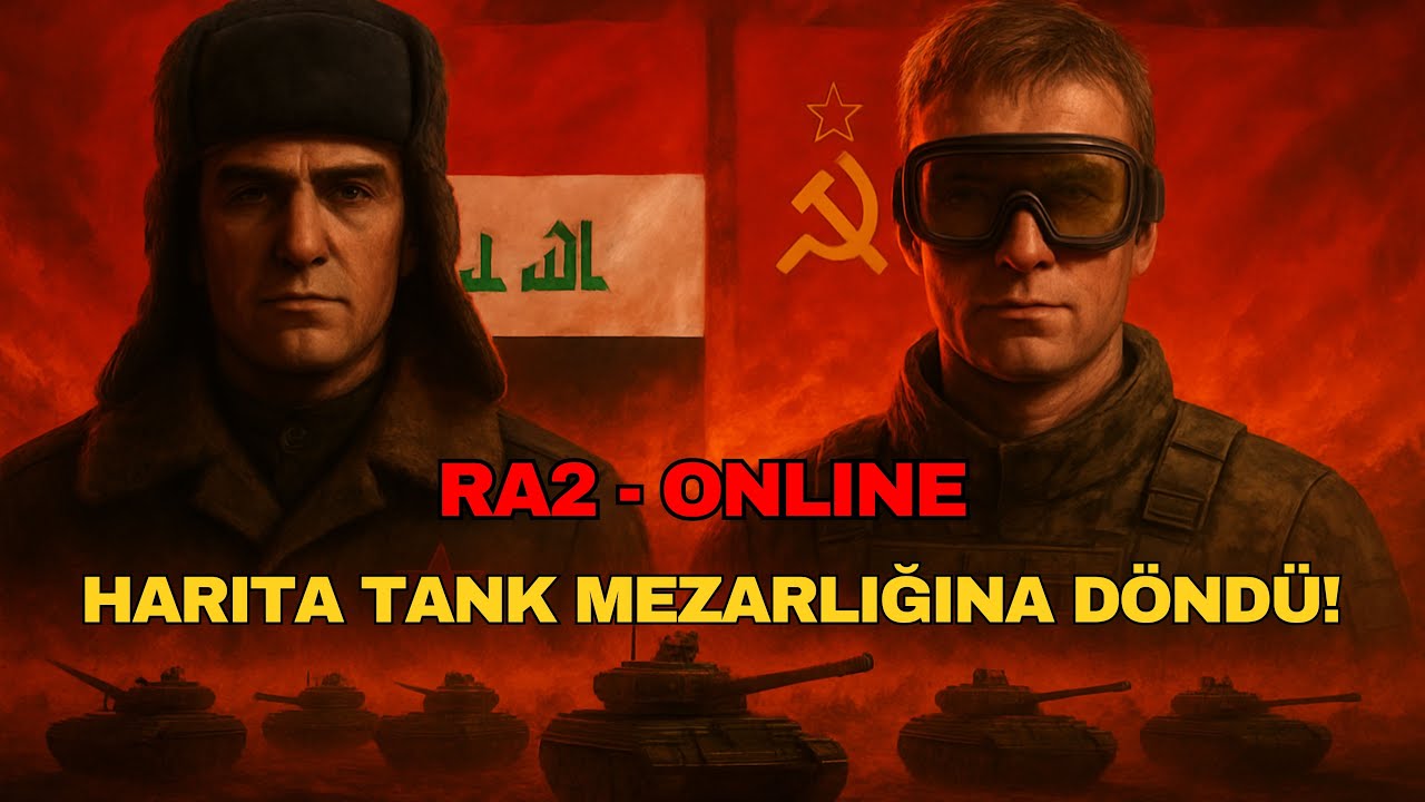 İki Tarafta Yüzlerce Tank… Sonuna Kadar Kapıştık! – RA2 Online