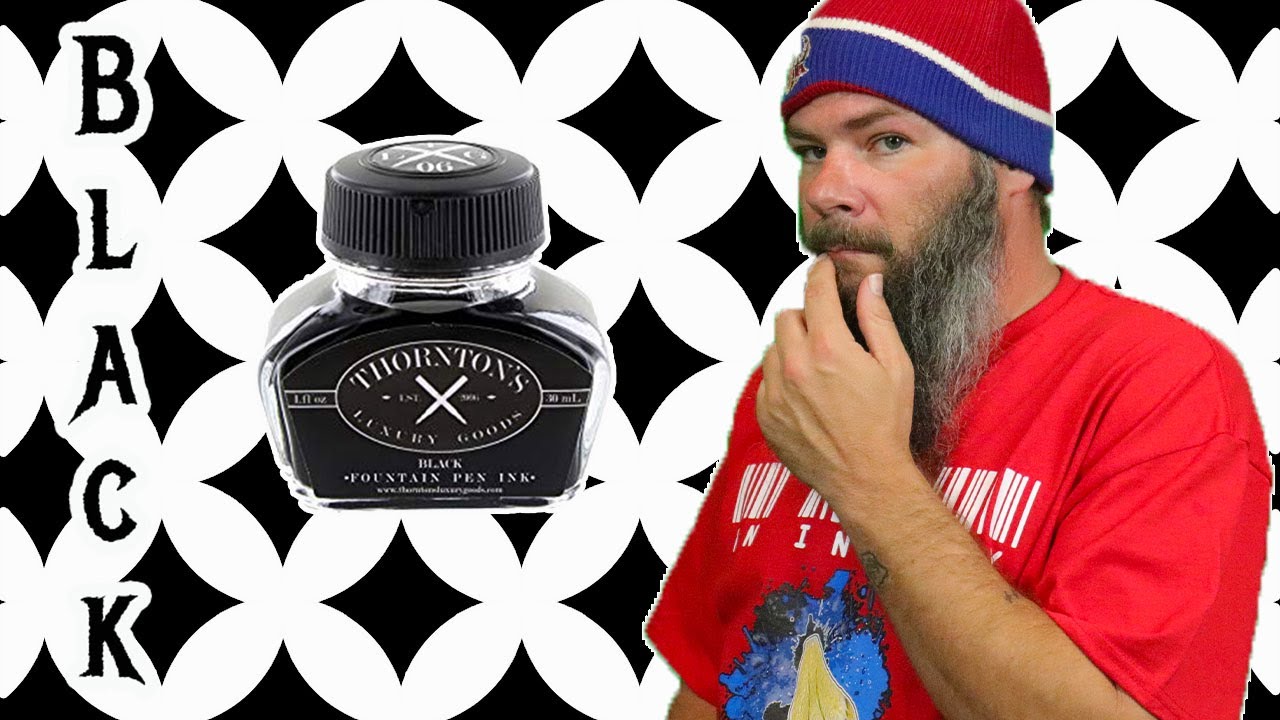 Thornton's Black Fountain Pen Ink #fountainpenink #fountainpens