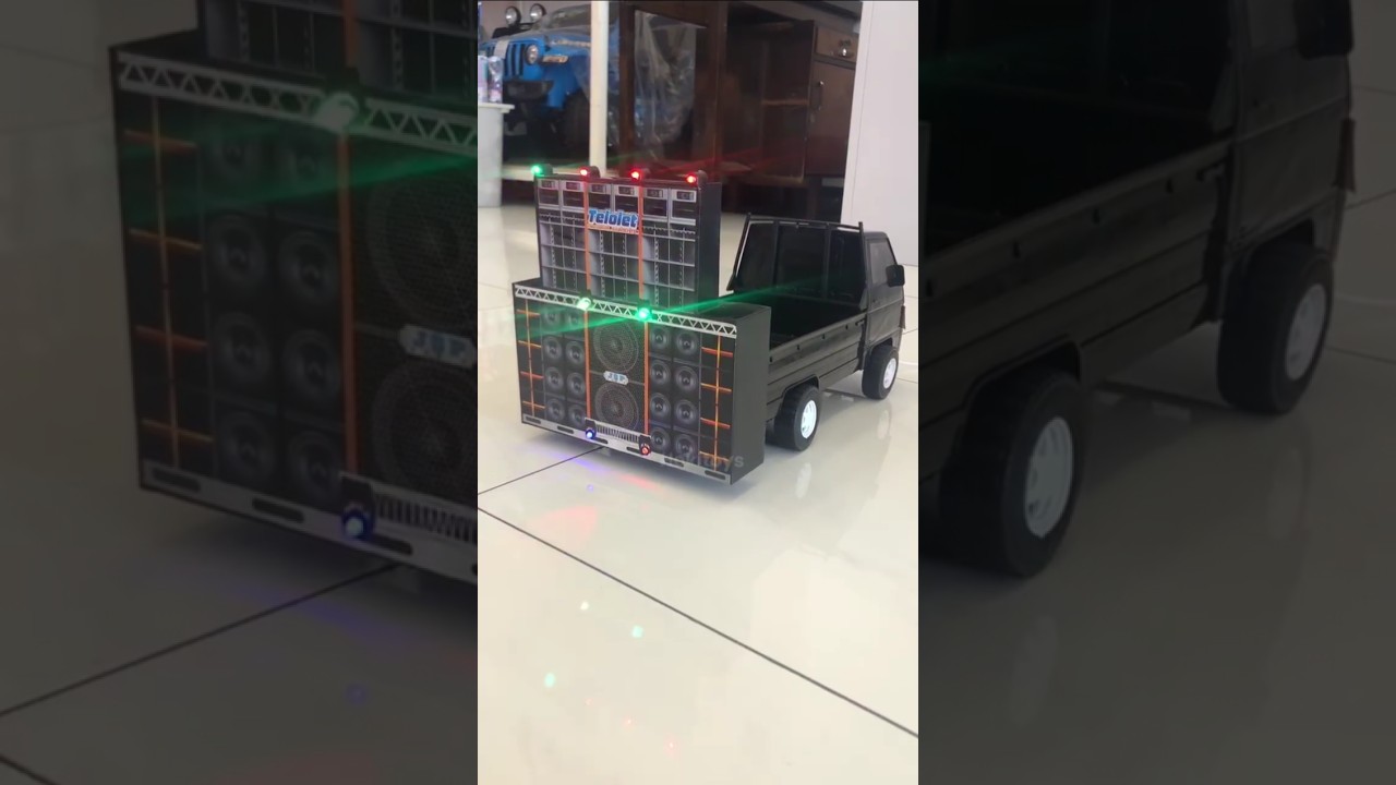 Mainan pick up dan sound system horeg  