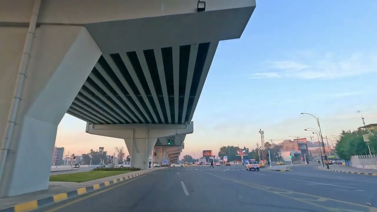 جولة في بغداد من المنصور إلى ساحة النسور شوفوا الشوارع شلون صارت اليوم 2026/1/14