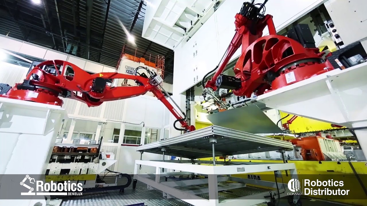 Comau FCA Pomigliano Plant Stamping Shop Automation of Press Line N 120