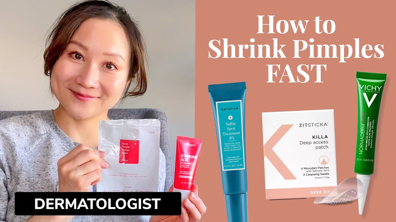 Dermatologist Guide to Shrinking Pimples and Zits FAST