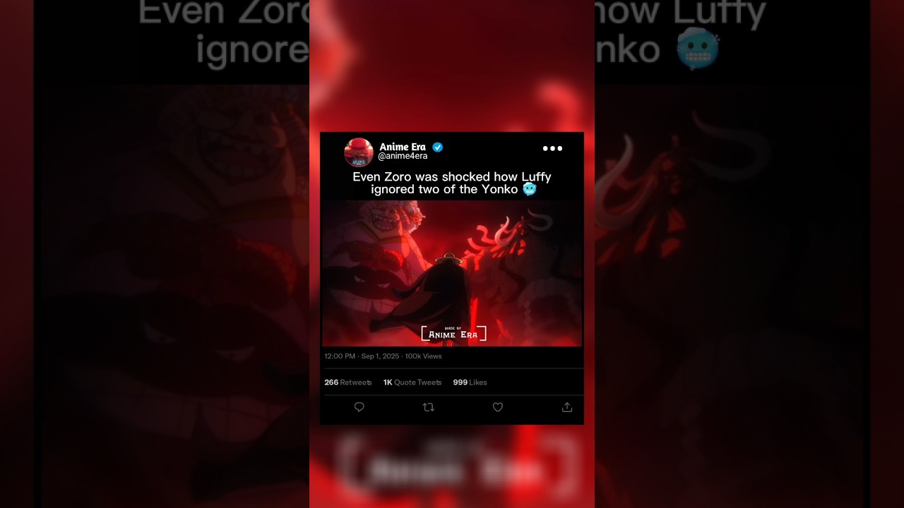 Even Zoro was shocked how Luffy ignored two of the Yonko 🥶 #onepiece #luffy #zoro #kaido #shorts