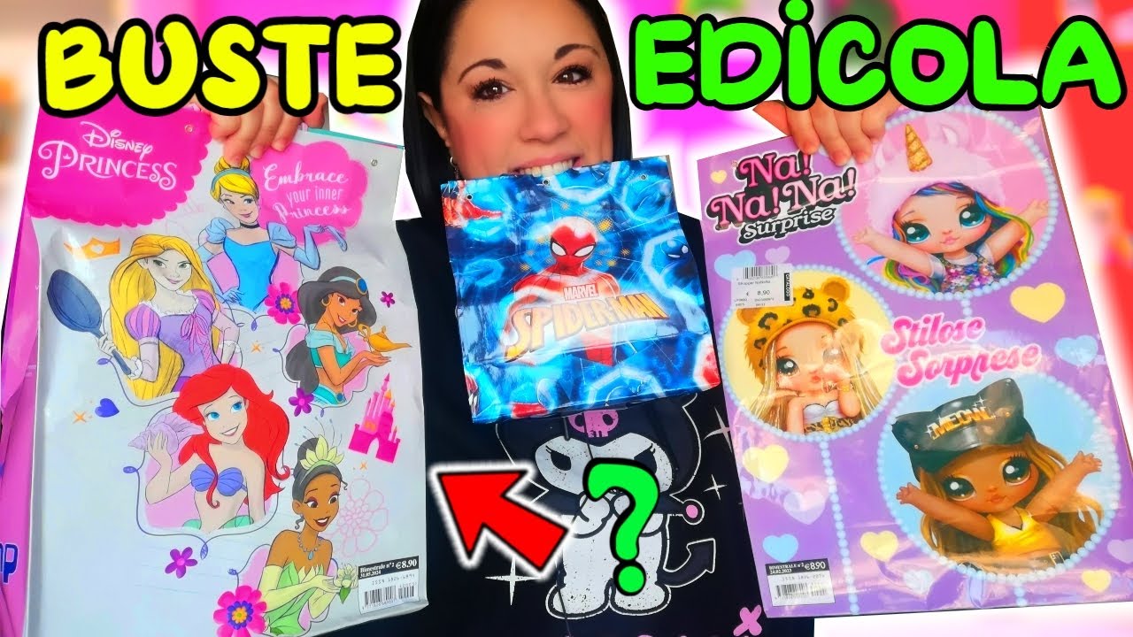 Apro BUSTE SORPRESE dell'EDICOLA GIGANTI