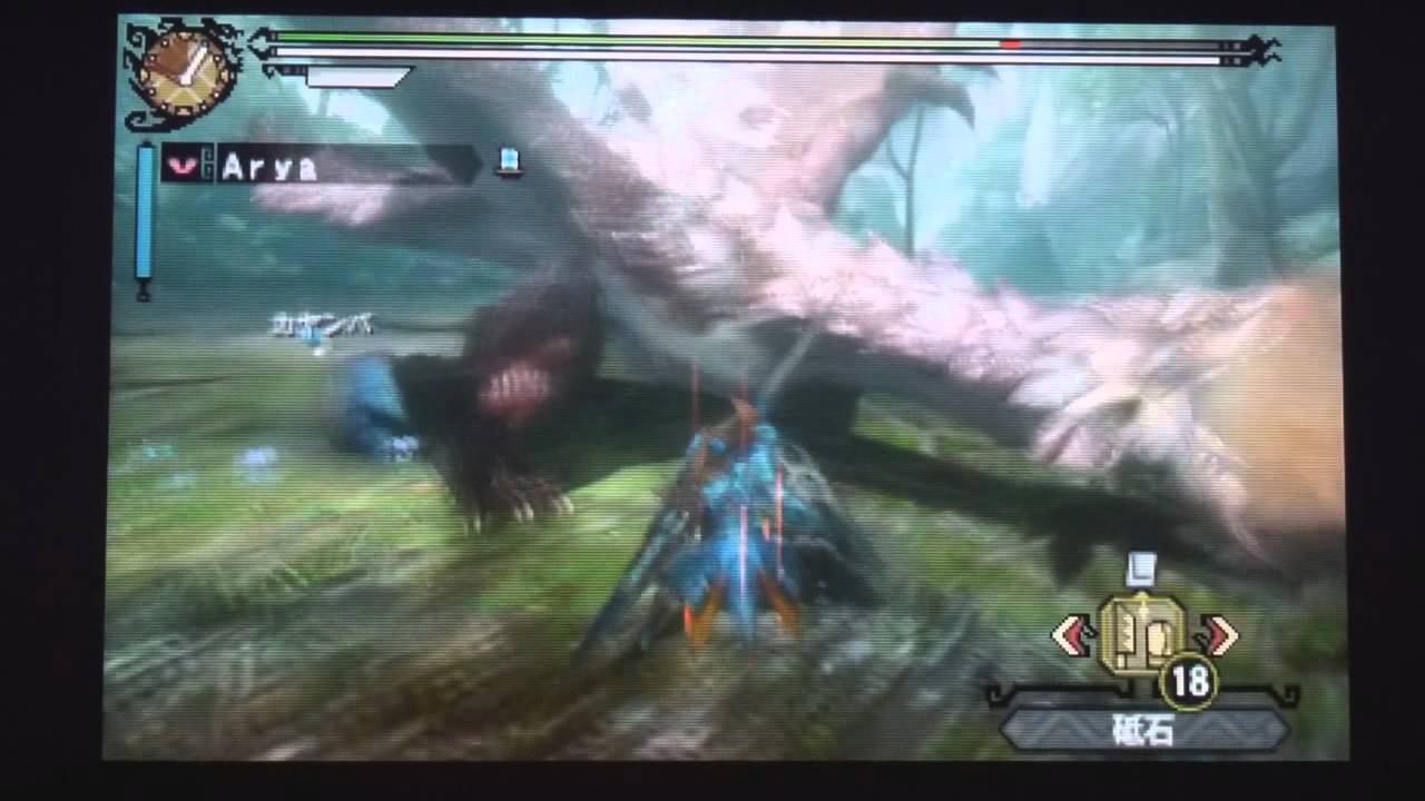 『MH3G』Pink Rathian / リオレイア vs Lance [Moga High]