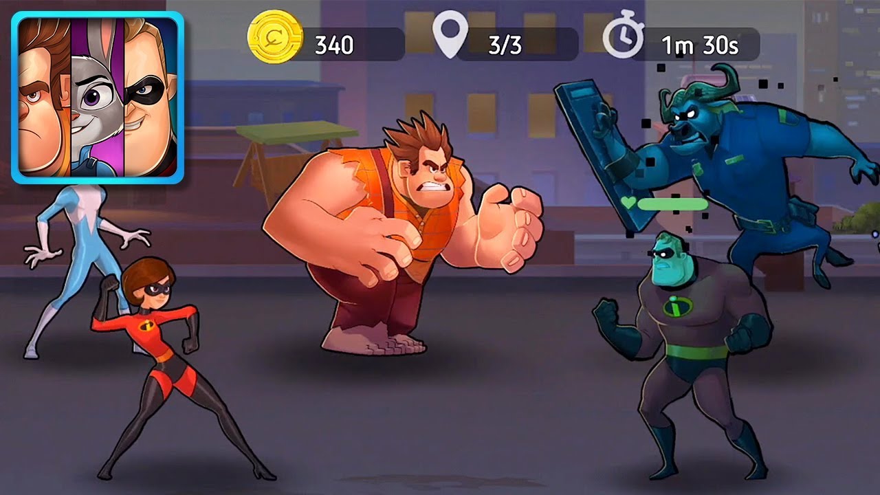 Disney Heroes: Battle Mode - Gameplay (iOS, Android)