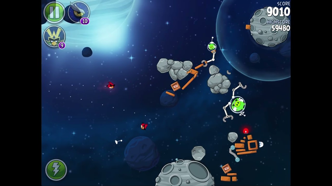 I hated this level 3 stars requirement! / Silence Master play Angry Birds: Space / 3 Stars video 1￼