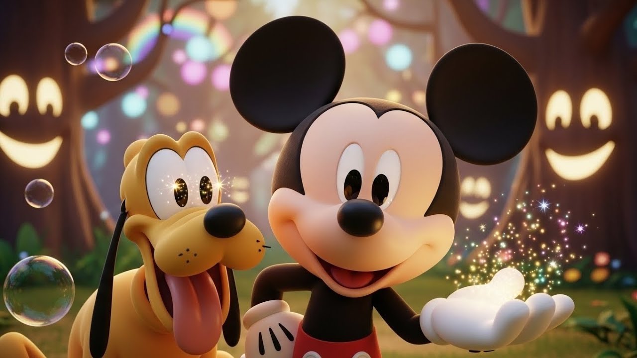 Mickey & Pluto: The Adventure of the Giggle Woods! | Kids Fun Magical Forest Story