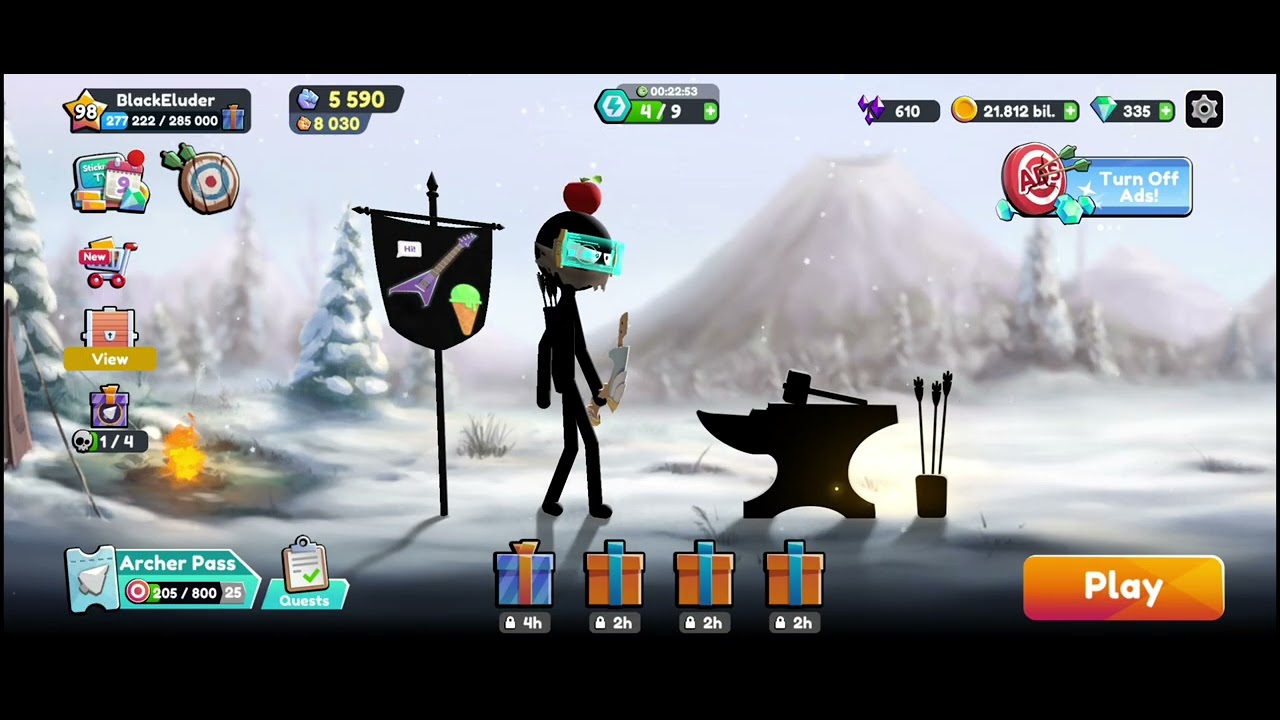 Level 98 Upgrade | Stickman Archer | Gaming