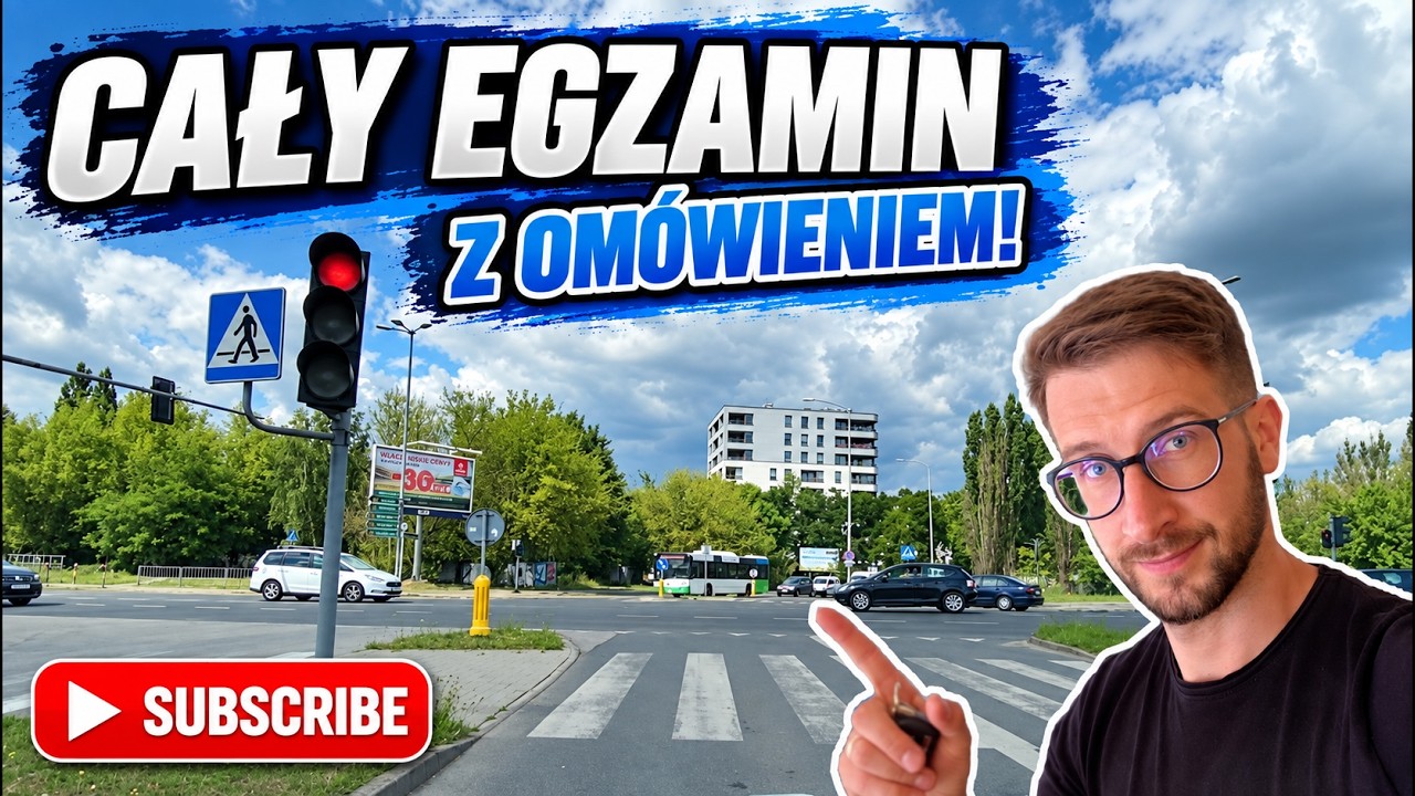 Cała trasa egzaminacyjna - wszystkie zadania - 2025🚘