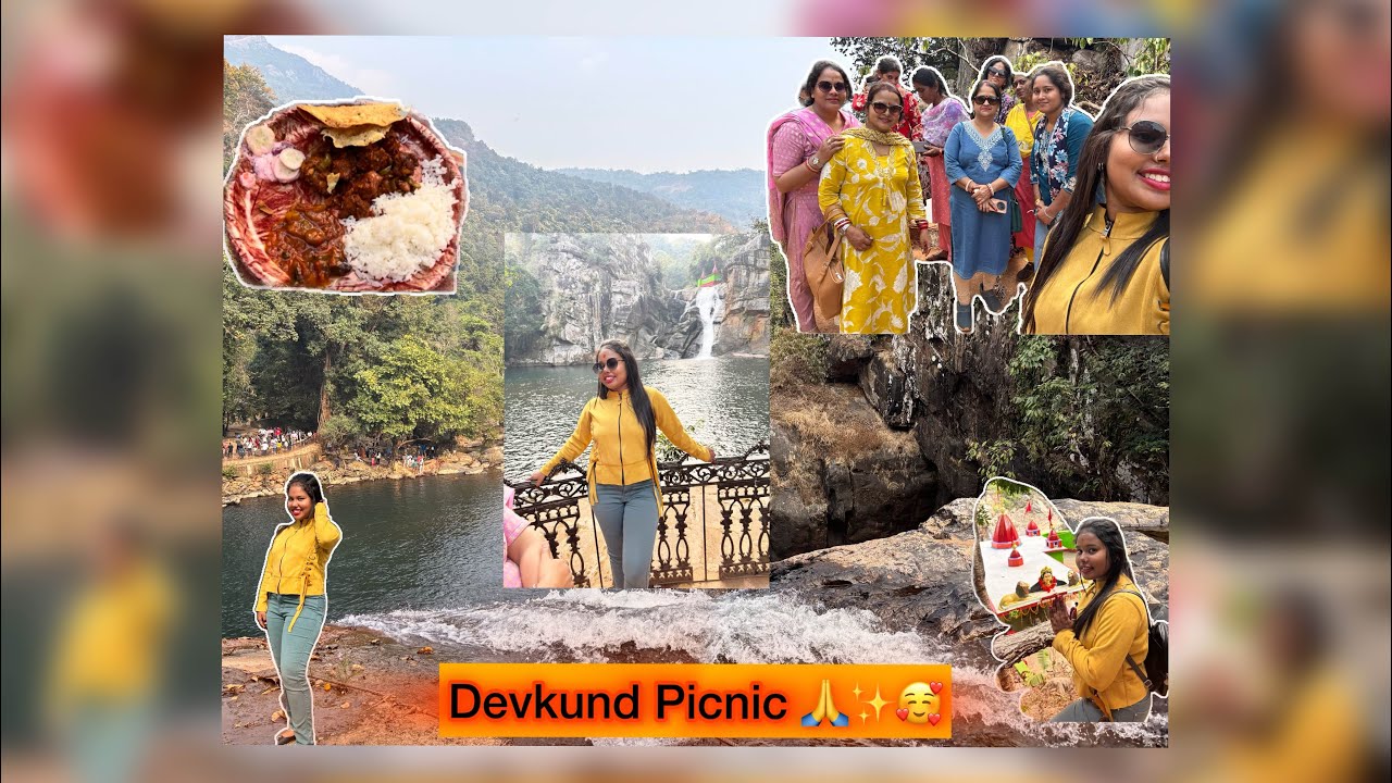 Devkund picnic 😍✨with beautiful view🫶🏻😌🧿✨#odia#odishafood#mayurbhanjia#vlog #odiavlog #devkund 