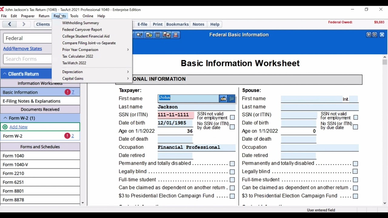 Tax Calculator