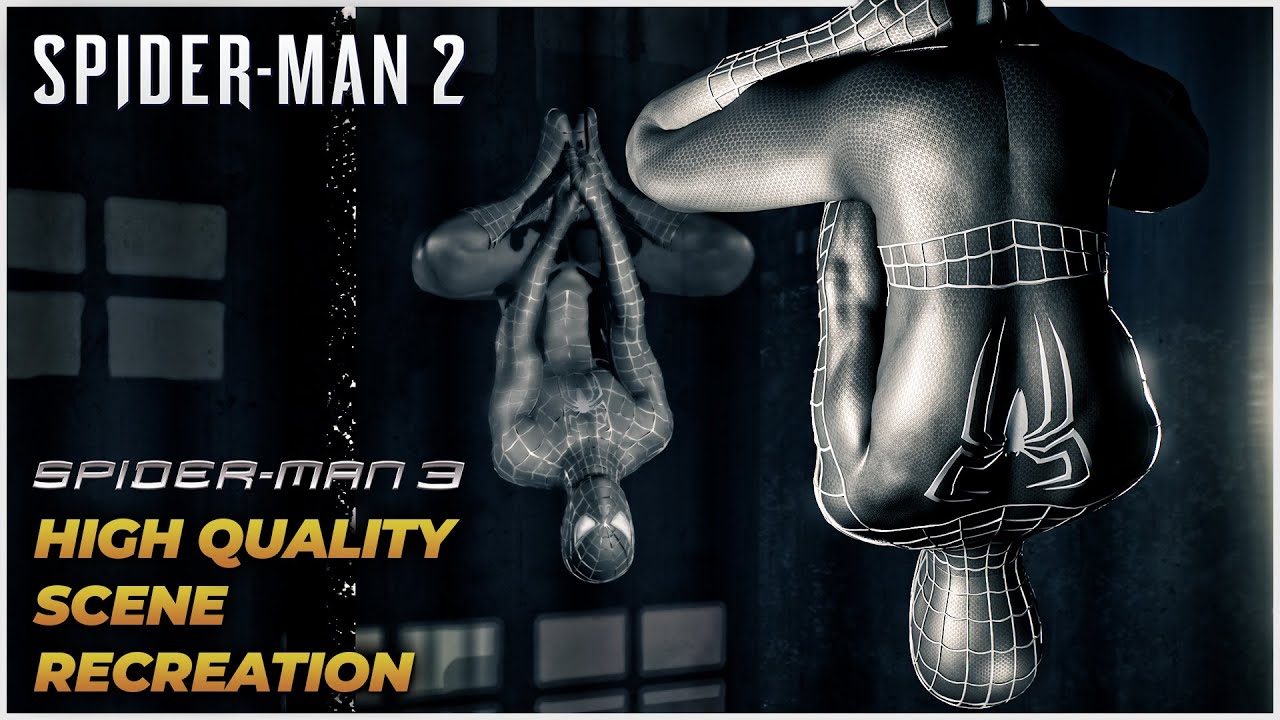 Recreating The Iconic Spider-man 3 Black Suit Scene in Spider-man 2