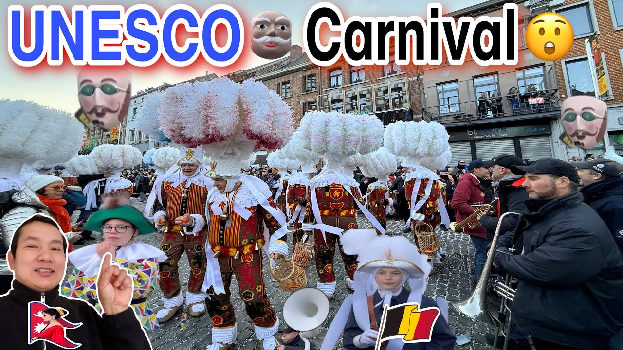 Belgium ko Famous Binche Carnaval 🇧🇪 | Europe ko Sabai Vanda Unique Festival |