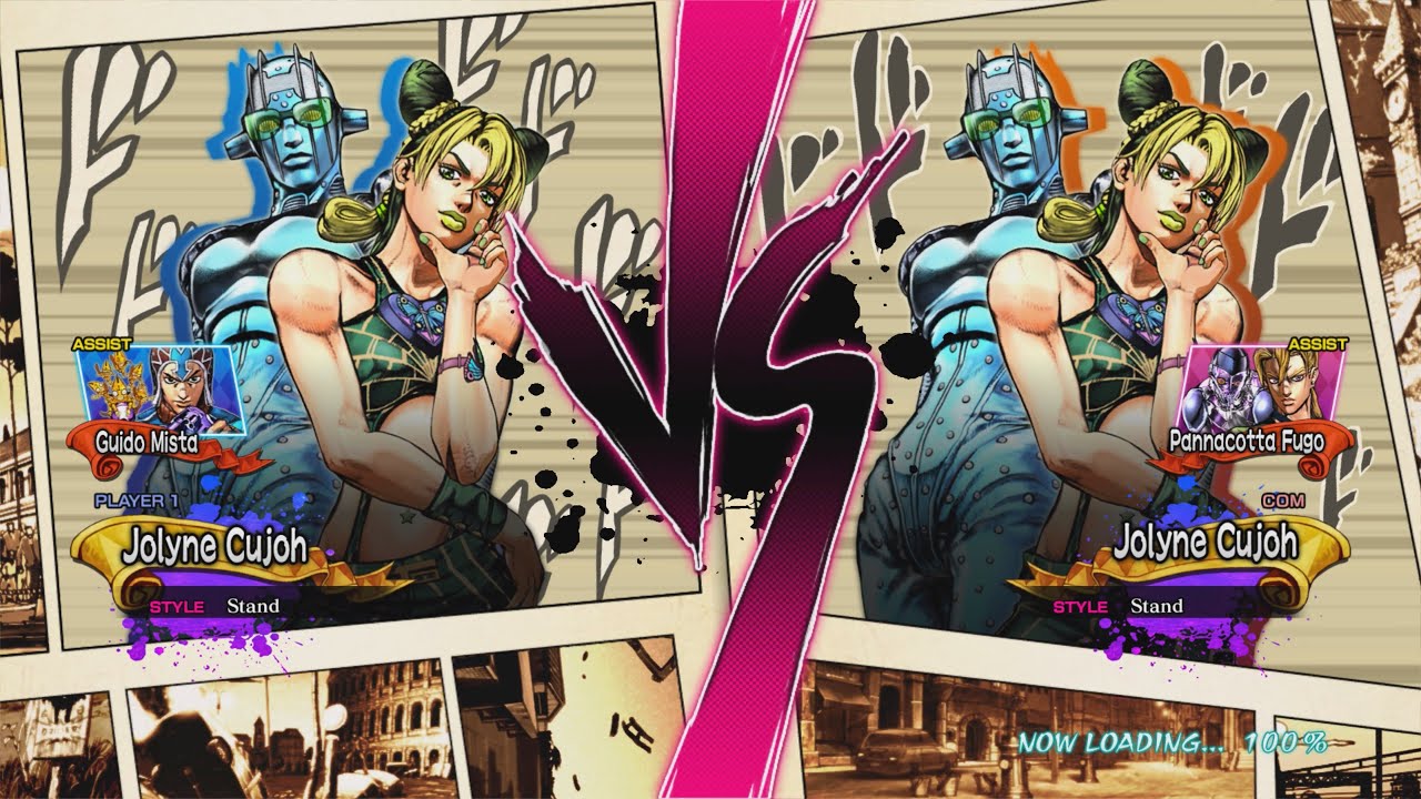 JOLYNE CUJOH vs JOLYNE CUJOH - JoJo's Bizarre Adventure All Star Battle 2013