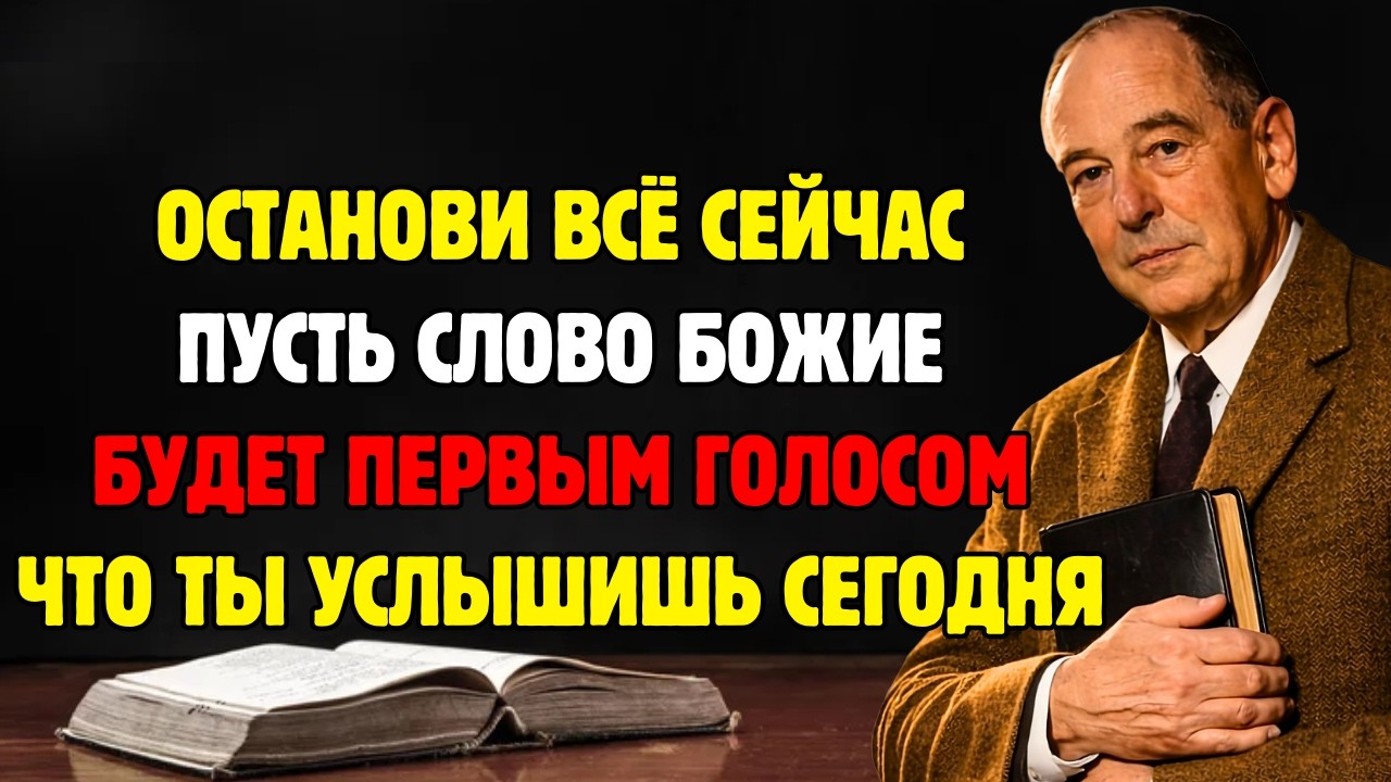 Пусть Слово Божие будет первым голосом, который вы услышите сегодня | C.S. Льюис