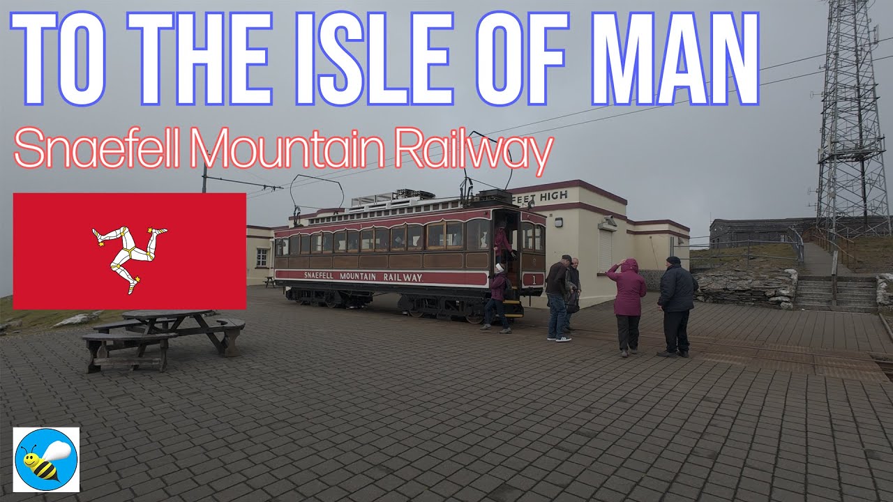 4K To The Isle of Man || Snaefell Mountain Railway to Snaefell Summit || Tram Ride