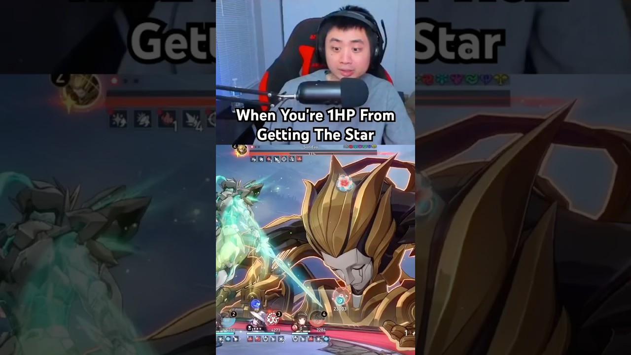 When You're 1HP From Getting The Star #honkaistarrail #hsr #starrail