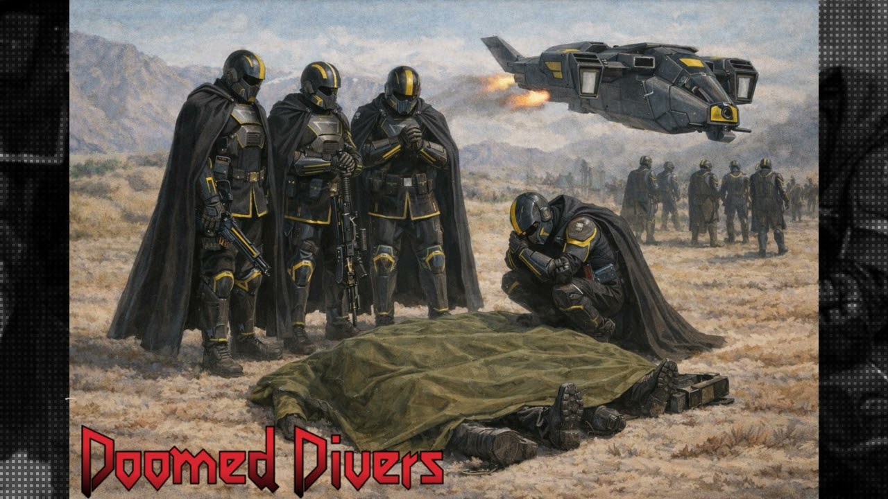 Doomed Divers - Мечтали мы, что сядем в звездолёт  [Post-Soviet War song style]
