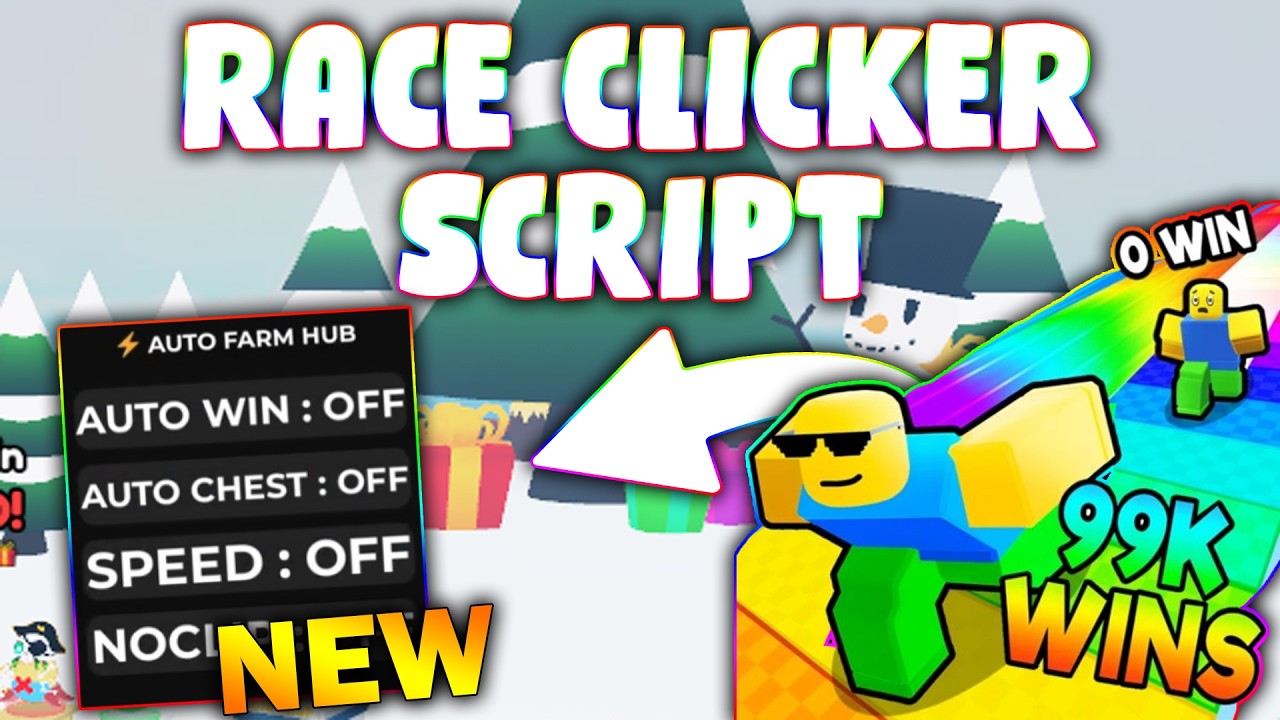*NEW* Race Clicker Script (PASTEBIN 2026) (AUTOFARM, AUTO REBIRTH, AUTO RACE, HATCH EGG)