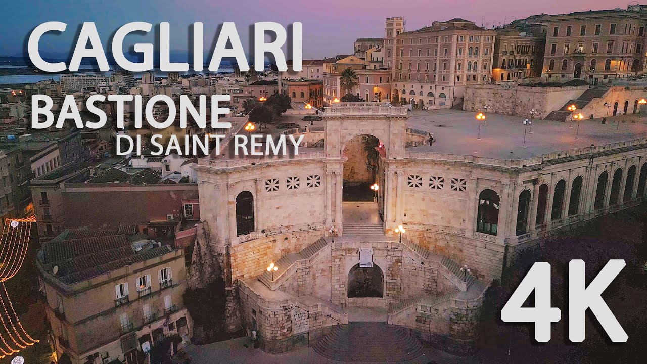 Cagliari | Bastione di Saint Remy | 4K