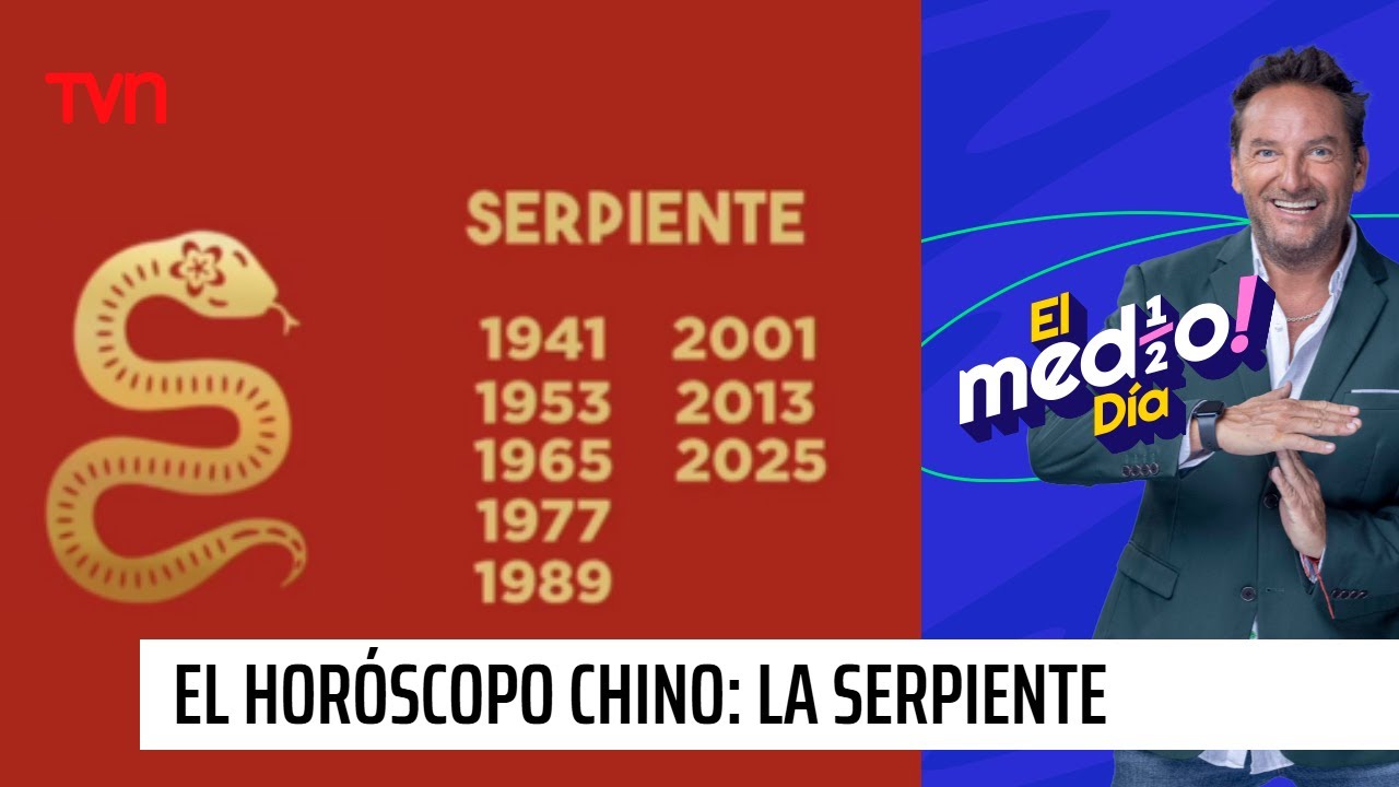 El horóscopo Chino y sus predicciones para La Serpiente | El medio día