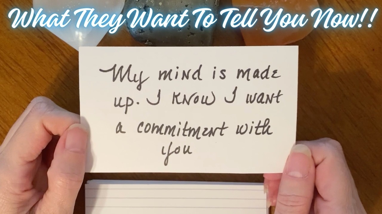 They have already made up their mind about you! 😘 They know they want a commitment with you! 💍