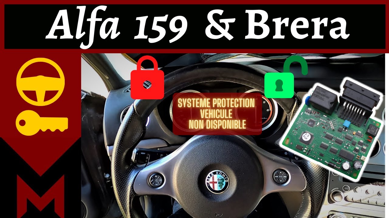 Comment Démonter le Steering Lock Module 🚖🔑 Alfa Romeo 159 & Brera 🍀 Meca Maniaque 🔧