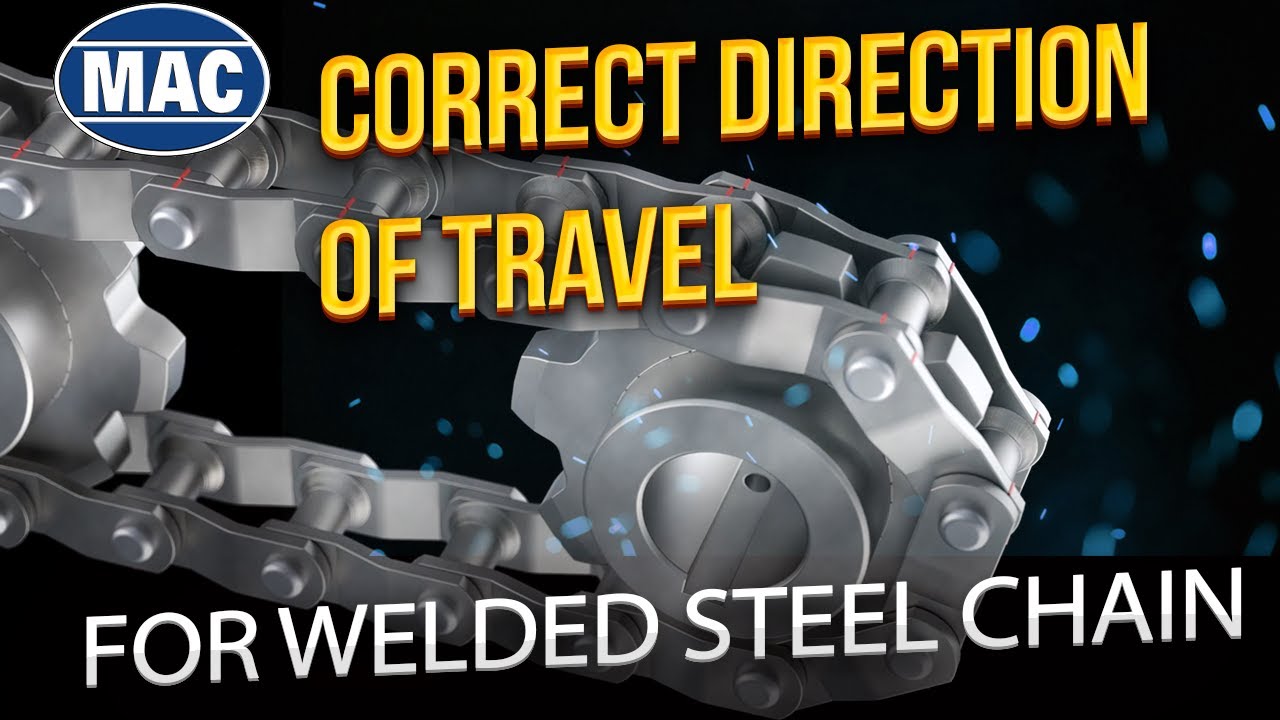 Correct Direction Of Travel For Welded Steel Offset Sidebar Chain