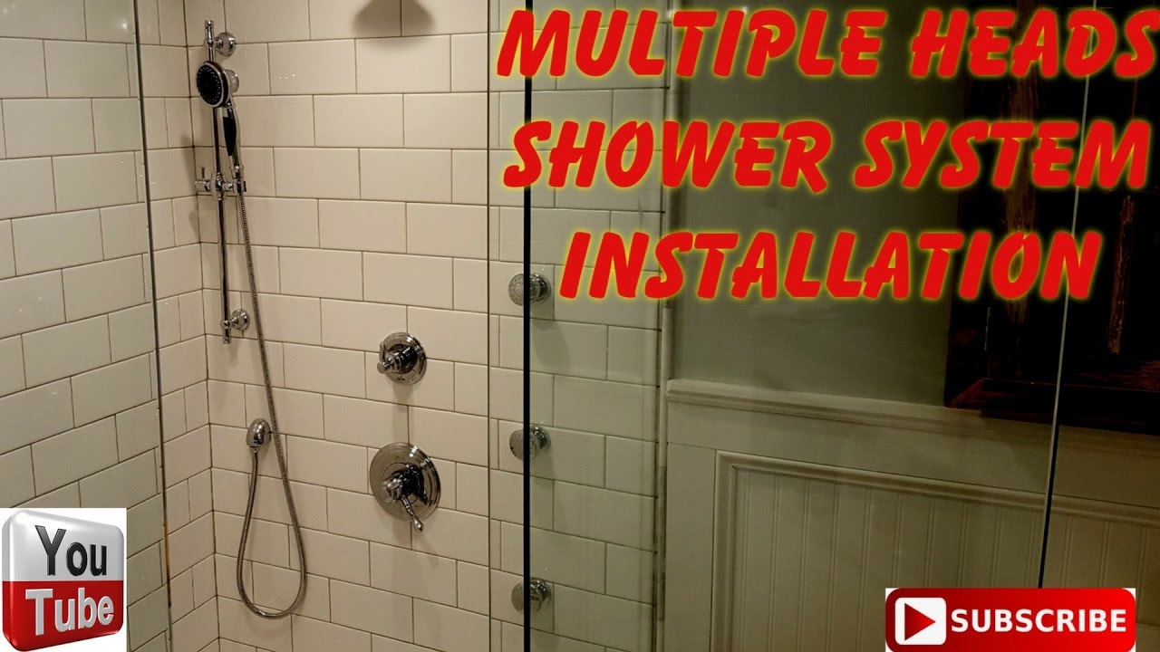 Multiple shower fixtures installation
