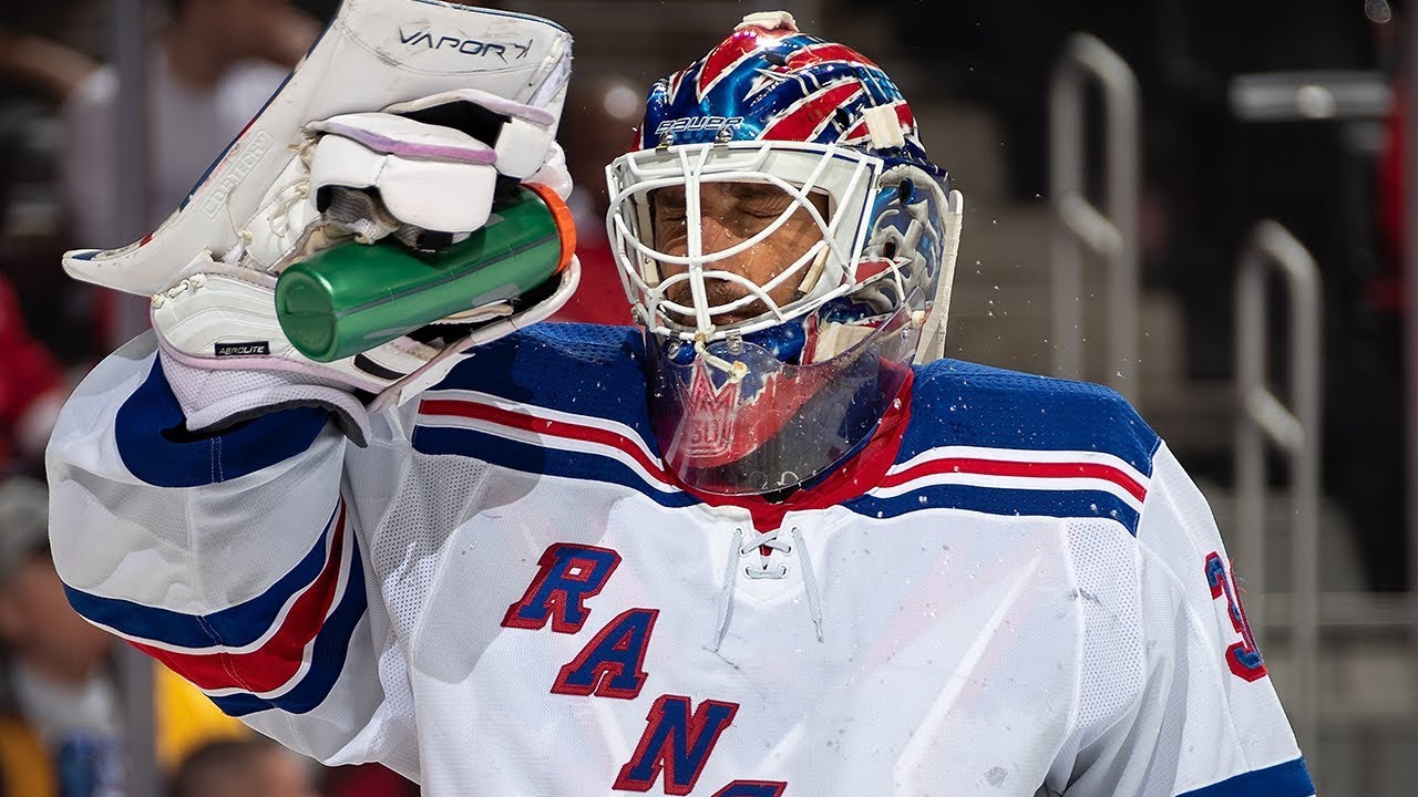Lundqvist records first shutout since 2017