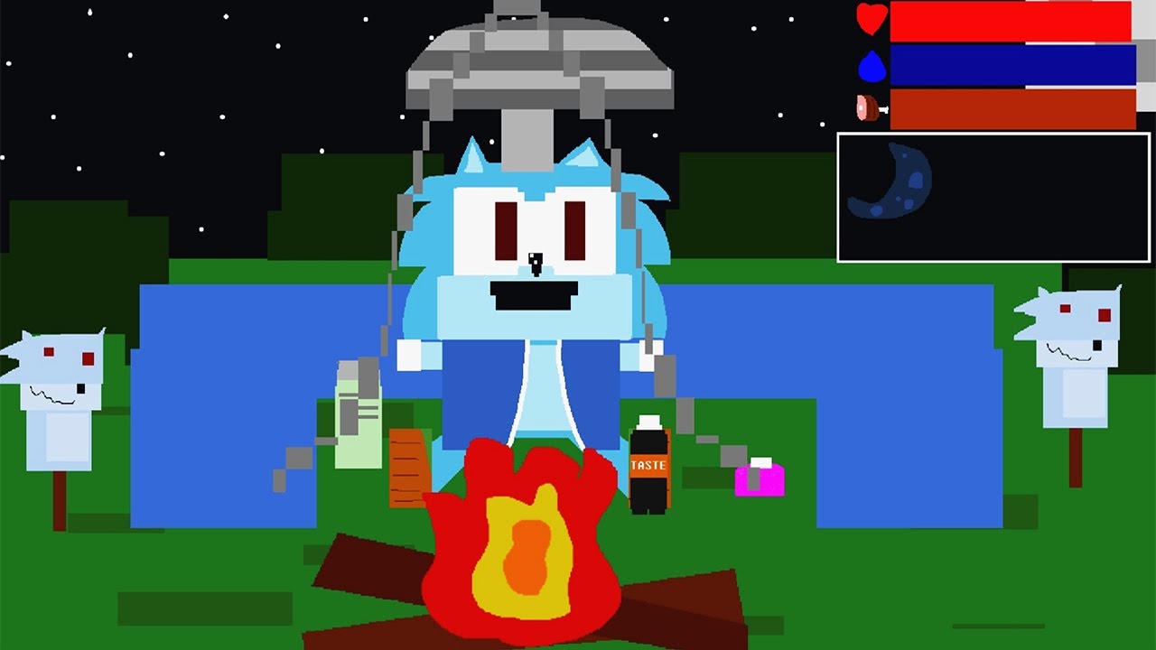 FNAS SL TROLL GAME | HOW LONG CAN YOU SURVIVE? | FIVE NIGHTS AT SONIC'S SISTER LOCATION TROLL GAME