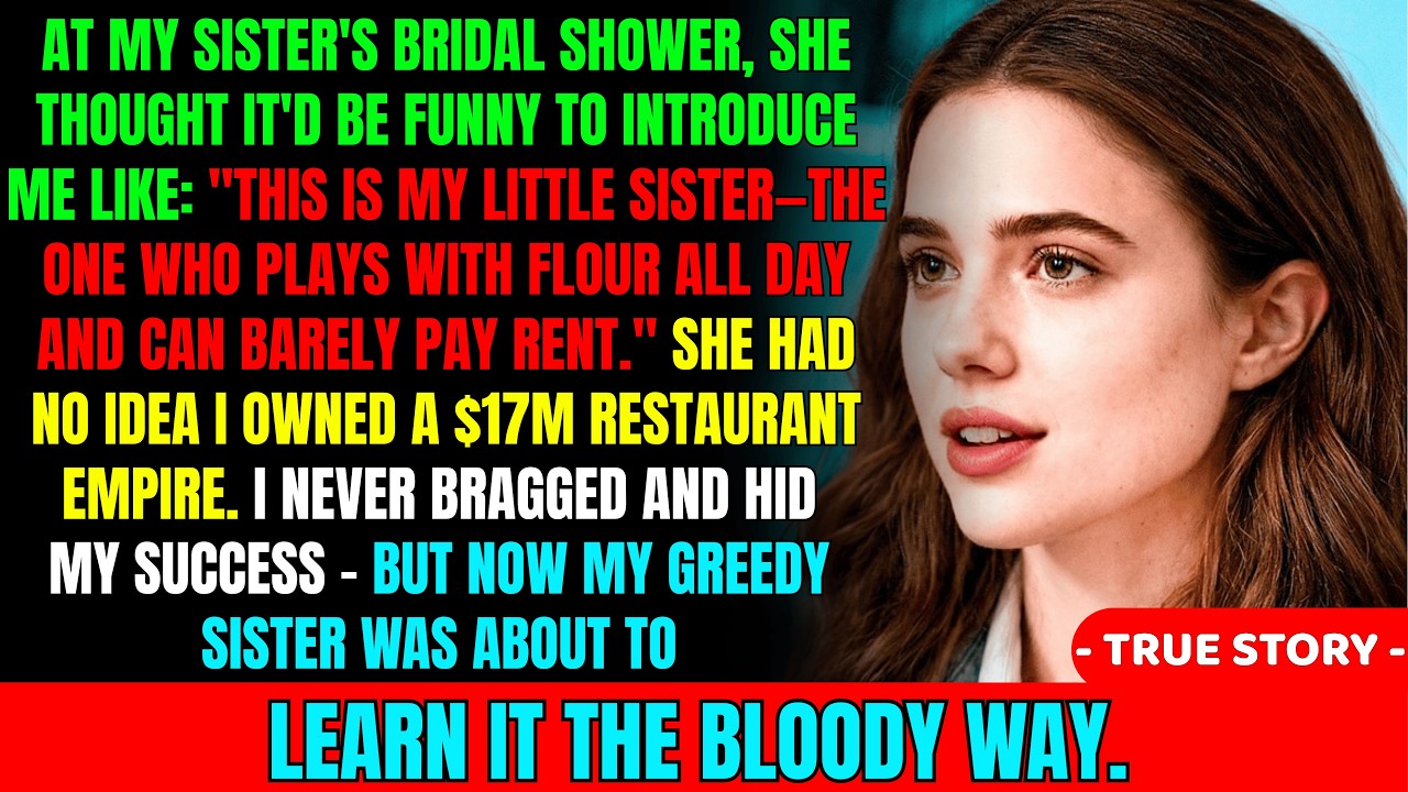 My Sister Humiliated Me at Her Bridal Shower — But Had No Idea What I Actually Owned and...