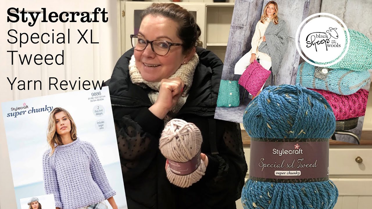 Stylecraft Special XL Tweed Yarn Review - Super Chunky Knitting Yarn