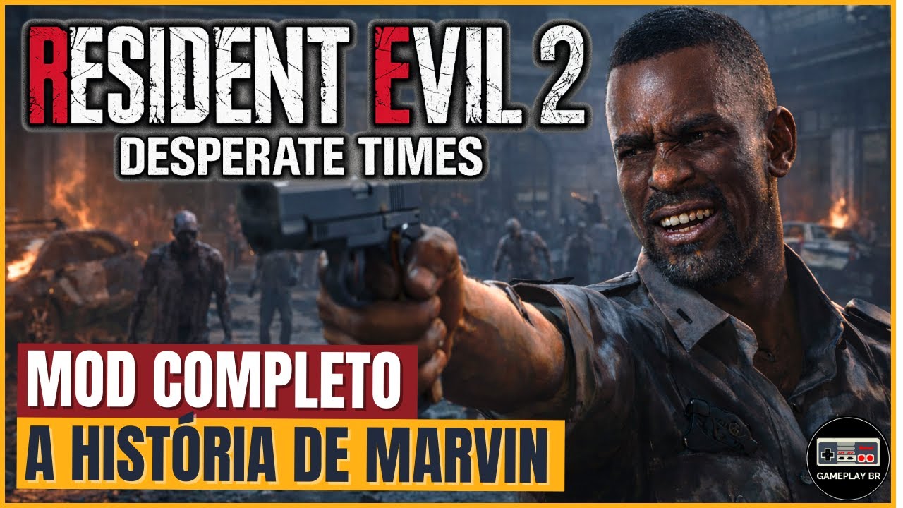 Resident Evil 2 (1998) – Marvin’s Mod | Gameplay Completa